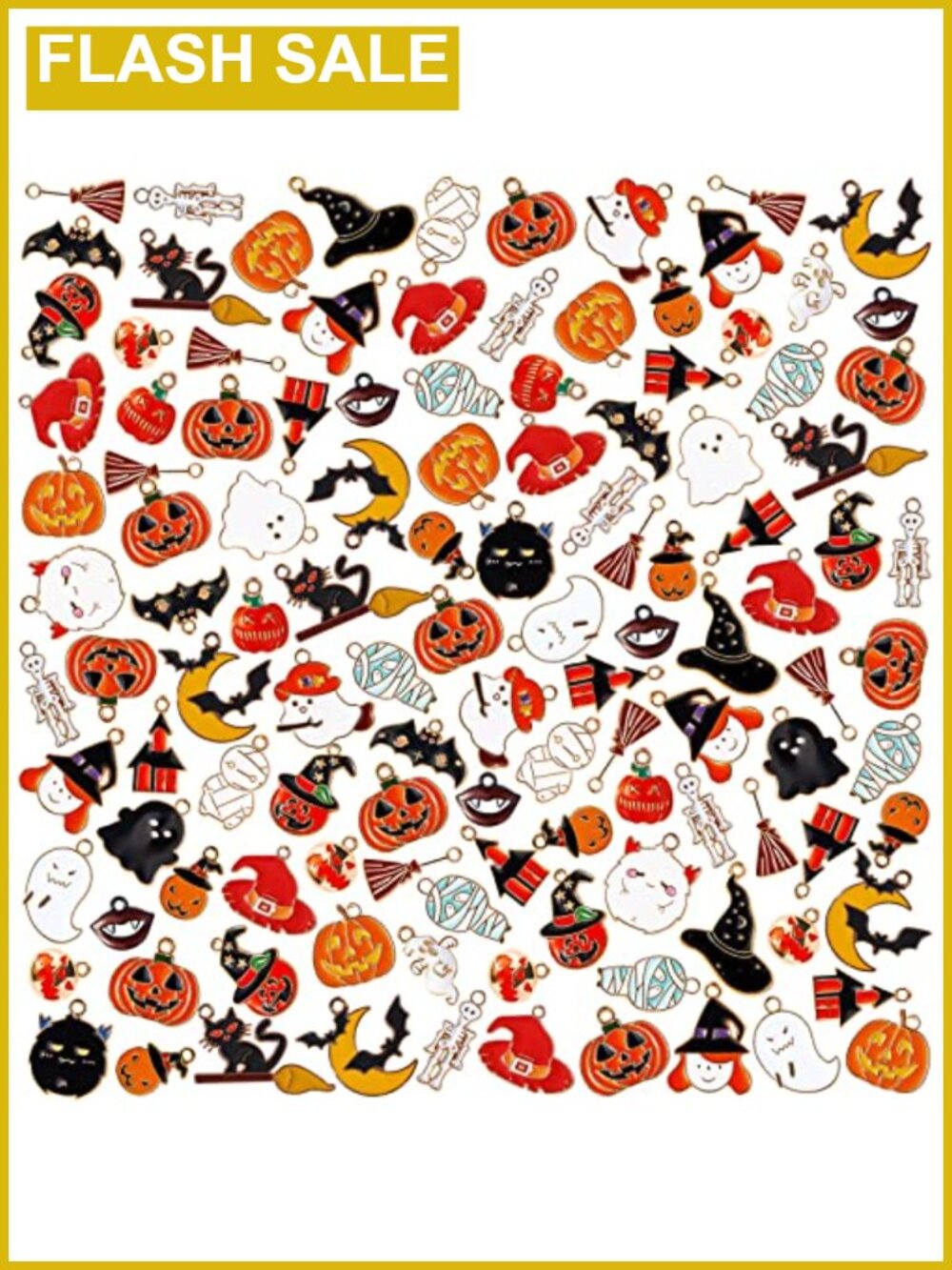 50Pc Halloween Charms Zinc Alloy Jewelry Making Earring Bracelet Pendants